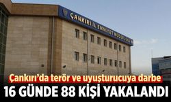 Çankırı’da terör ve uyuşturucuya darbe