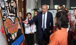 “İki Fırça Tek Yürek" sergisi sanatseverlerle buluştu