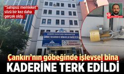 Çankırı’nın göbeğinde işlevsel bina kaderine terk edildi