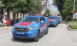 Çankırı’da Jandarma'nın 186. Kuruluş Yıl Dönümü araç kortejiyle kutlandı
