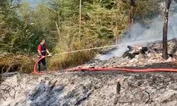 Alevlere teslim olan ev küle döndü, iki kardeş yaralı kurtuldu