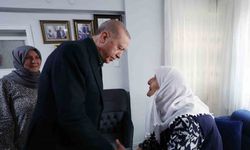 Cumhurbaşkanı Erdoğan, 99 yaşındaki şehit annesini ziyaret etti
