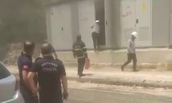 Sıcak havalar trafo yangınına neden oldu