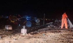 Çankırı’da hurdalık alanda yangın paniği
