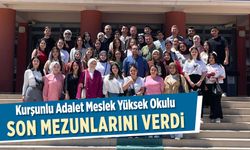 Kurşunlu Adalet Meslek Yüksek Okulu son mezunlarını verdi