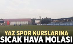 Kurşunlu’da Yaz Spor Kurslarına sıcak hava molası