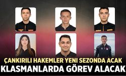 Çankırılı hakemler yeni sezonda klasmanlarda görev alacak