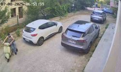 Ankara kar maskeli hırsız güpegündüz motosiklet çaldı