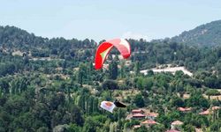 Çameli Festivali 5. gününde gökyüzü şölenine sahne oldu