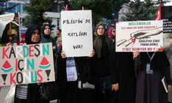 Erzurum’da sağlık çalışanları 90 haftadır Gazze için yürüyor