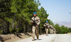 Orman yangınına karşı jandarma komandoların gözü yeşil doğada