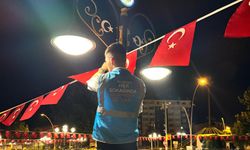 AK Parti Gençlik Kolları Çankırı’yı bayraklarla donattı