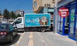 Çankırı’da Zincir market 3 metre için kaldırımı işgal etti