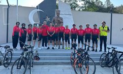 Çankırılı bisikletçiler şehitlere vefa için yollara düşüyor