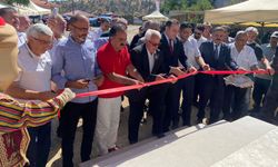 Dikenli Köyü’nde su isale hattı ve kültür evi açıldı