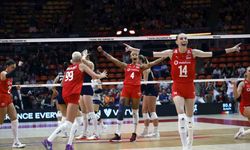 A Milli Kadın Voleybol Takımı final için sahada