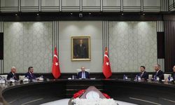 Cumhurbaşkanı Recep Tayyip Erdoğan başkanlığındaki Milli Güvenlik Kurulu (MGK), Cumhurbaşkanlığı Külliyesi’nde  toplandı.