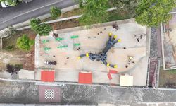 Karabük’te parklar ve spor alanları yenilenmeye devam ediyor