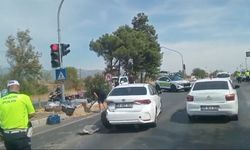 Karayolu incir tarlasına döndü, vatandaşlar ve polis ekipleri yolu açmak için incir toplandı