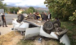 Kastamonu’da otomobil takla attı: 2 yaralı
