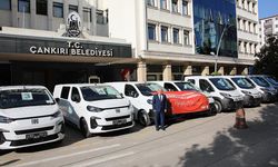 Çankırı Belediyesi araç filosuna 10 yeni araç katıldı