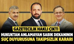 Sabık Hukuk Fakültesi Dekanının Suç Duyurusuna Takipsizlik Kararı