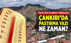 Yazın son sıcakları yaklaşıyor: Çankırı’da pastırma yazı ne zaman?