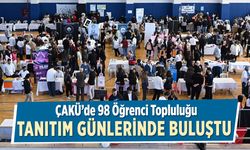 ÇAKÜ’de 98 Öğrenci Topluluğu Tanıtım Günlerinde Buluştu