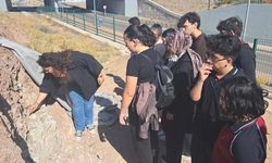 Çankırı TOBB Fen Lisesi öğrencileri fosil mirasını yerinde gördü