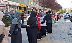 Çankırı’da kadınlardan Gazze için sessiz zincir