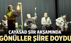 ÇAYASAD Şı̇ı̇r Akşamında Gönüller Şı̇ı̇re Doydu