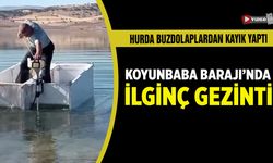 Çankırı Koyunbaba Barajı’nda İlginç Gezinti