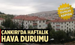 Çankırı’da haftalık hava durumu: Yağışlı günler kapıda
