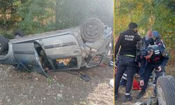 Çankırı’da otomobil şarampole Yuvarlandı: 2 Yaralı
