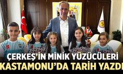 Çerkeş’in Minik Yüzücüleri Kastamonu’da Tarih Yazdı