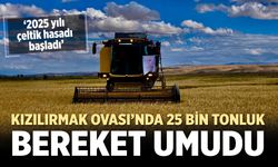 Kızılırmak Ovası’nda 2025 yılı çeltik hasadı törenle başladı