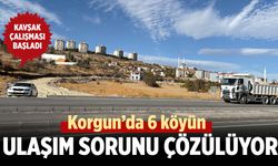 Korgun’da  6 köyün ulaşım sorunu çözülüyor