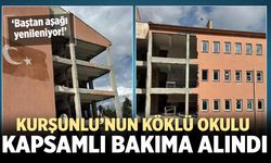 Kurşunlu’nun köklü okulu geniş kapsamlı bakıma alındı