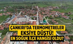 Çankırı’da termometreler eksiye düştü! En soğuk ilçe hangisi oldu?
