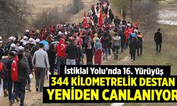 16. İstiklal Yolu Yürüyüşü Başlıyor