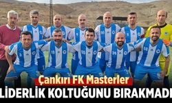 Çankırı FK Masterler Liderlik Koltuğunu Bırakmadı