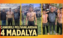 Çankırılı pehlivanlar Kargı’dan 4 Madalya ile Döndü