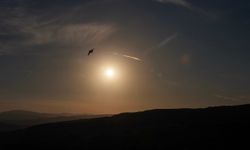 Çankırı’da kartpostallık gün batımı manzarası