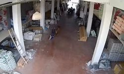 Çankırı'da depoya giren inek çalışanlara saldırdı: Vatandaşlar güçlükle kurtuldu