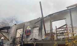 İskilip’te müstakil ev alev alev yandı