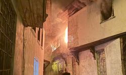 Çankırı’da Mimar Sinan Mahallesi’nde gece yarısı korkutan yangın