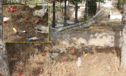Çankırı’da Sarıbaba Mezarlığını madde bağımlıları mesken tuttu