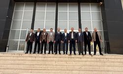 AK Parti Çankırı Heyeti, Ahmet Matur’u Yeni Görevinde Ziyaret Etti