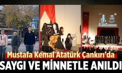 Mustafa Kemal Atatürk 87. Ölüm Yıl Dönümünde Çankırı’da Saygıyla Anıldı