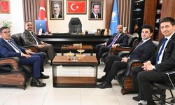 Çankırı Karatekin Üniversitesi heyeti Başkan Erdoğan’ı Ziyaret Etti